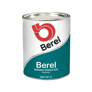 Sellador Vinílico, No. 570, 4L Y ACABADO SATINADO.