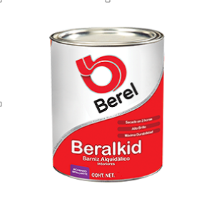 Beralkid, Barniz Alquidálico Anticorrosivo,transparente, 4L Y Acabado Brillante.