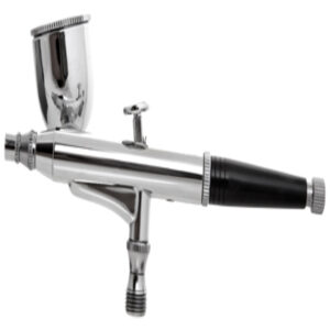 Aerógrafo de aire prof metálico regulable vaso giratorio Modelo 308