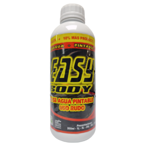 Easy Body, Base Agua, Pintable Uso Rudo, COLOR BLANCO1L.