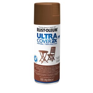 Ultra Cover 2X, Pintura Multiuso en Aerosol, Nuez Moscada Satinado Y 430ML.