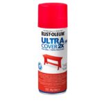 Ultra Cover 2X, Pintura Multiuso en Aerosol,  Rojo Amapola Satinado Y 430ML.
