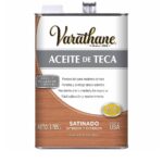 Varathane, Aceite de Teca, ACABADO SATINADO Y 3.785L.