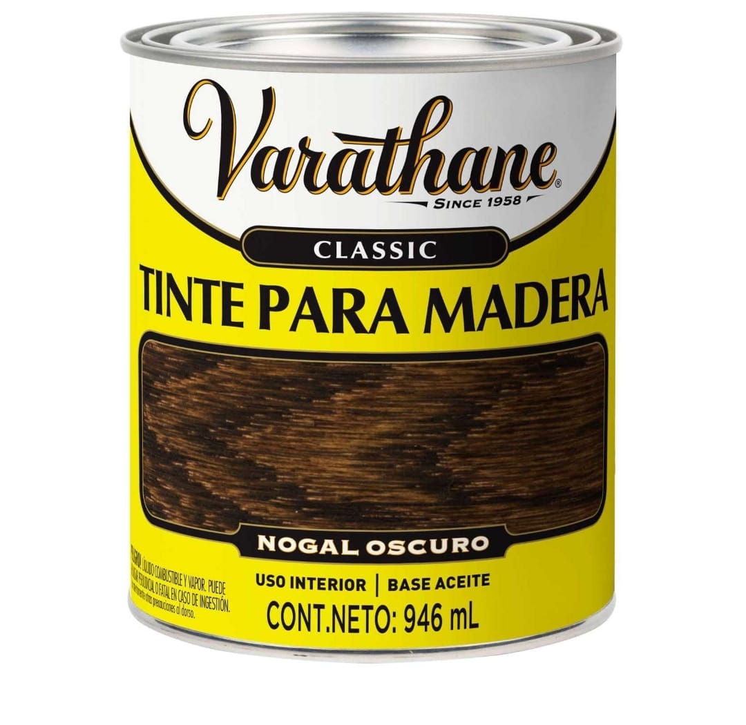 Varathane Classic, Tinte para Madera, Nogal Oscuro Y 946ML. - Mundoclio