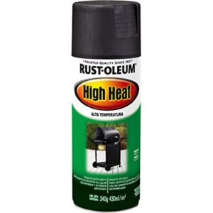 High Heat, Ultra Alta Temperatura en Aerosol, Negro Mate Y 430ml.