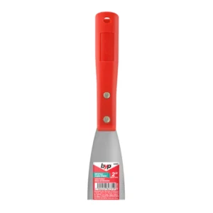 ESPÁTULA RECTA ACERO RÍGIDO CON MANGO DE PLÁSTICO PARA EXTENSIÓN 2"