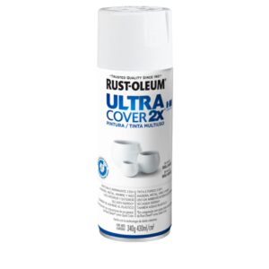 Ultra Cover 2X, Pintura Multiuso en Aerosol, Blanco Brillante y 430ml.
