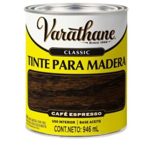 Varathane Classic, Tinte para Madera, cafe expresso Y 946ML.
