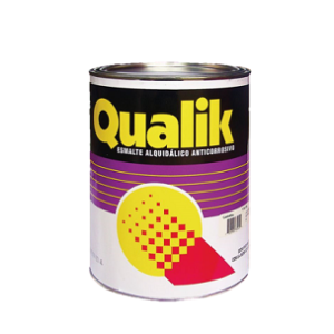 Esmalte Qualik, Rojo Bermellon, 4LT Y Acabado Brillante.