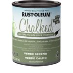 Chalked Pintura Tizada, Base Agua de Exterior, color Blanco Tiza Y 887ML.
