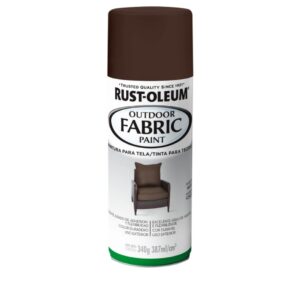 Fabric, Pintura para tela en Aerosol, color marrón mate y 387 ml.